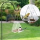 thumbnail image 4 of Comedero para pájaros, acrílico transparente, colgante, comedero para pájaros salvajes, bandeja de semillas para jardín interior y exterior, 4 of 4