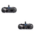 thumbnail image 1 of Wweixi 2pcs ABS Powerful Windscreen Wiper Efficient Accessories For Vehicles Easy Installation Durable As Shown 2Set, 1 of 6