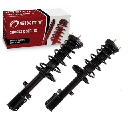 Sixity Auto 2 pc Rear Strut & Coil Spring compatible with Toyota Camry 3.0L V6 1992-2001