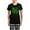 With Checker Pant, variant on CafePress - Lucky 4 Leaf Clover Women's Dark Pajamas - Women's Short Sleeve Print T-Shirt and Pants Dark Cotton Pajama Set