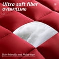 thumbnail image 5 of Wulful Red Comforter King, Hotel Style All Season Lightweight Cooling Microfiber Washable Comforter, 5 of 10
