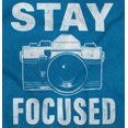 thumbnail image 2 of Stay Focused Photographer Camera Pun Men's Graphic T Shirt Tees Brisco Brands 2X, 2 of 6