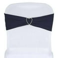 thumbnail image 6 of Efavormart 5pcs Navy Spandex Chair Sash, Elastic Band Sashes Fitted chair tie for wedding Event Banquet Decor, 6 of 6