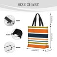 thumbnail image 3 of Easygdp Colorful Pastel Stripes Bolsa Tote para Mujer, Bolso de Hombro para Trabajo, Playa, Viajes, Compras y Supermercado, 3 of 7