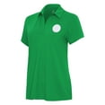 thumbnail image 2 of Women's Antigua Kelly Green Pittsburgh Steelers St. Patrick's Day Era V-Neck Polo, 2 of 4