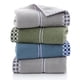 thumbnail image 2 of Nvzi 1 toalla de mano de algodón puro para baño, toalla de mano suave y supersuave de algodón, muy absorbente, para ducha, piscina, spa, gimnasio, uso diario, 32 x 73 cm (gris)., 2 of 5