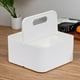 thumbnail image 5 of Caja de almacenamiento para maquillaje, tocador, simple, con asa y tapa, organizador de mesa para escritorio. Cuadrado, 5 of 9