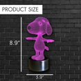 thumbnail image 2 of Lámpara de noche 3D con diseño de perro, táctil, para mesa de escritorio, 7 luces que cambian de color con base plana de acrílico y ABS y cargador USB., 2 of 5