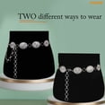 thumbnail image 5 of WHIPPY Womens Metal Waist Chain Belt Western Belts for Jeans Dresses, 5 of 9