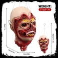 thumbnail image 3 of Autumn Clearance Props Scary Hanging Severed Head Decorations Life-Size Bloody Corpse Head, 3 of 4