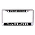 thumbnail image 1 of Certified Sailor Chrome License Plate Frame, 1 of 1