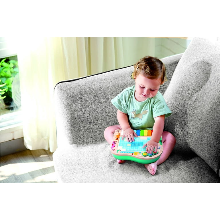 Piano Jouet Pixel Hape - Pour Enfants à Partir De 12 Mois - Avec Sons, Lumières Et Animaux Colorés