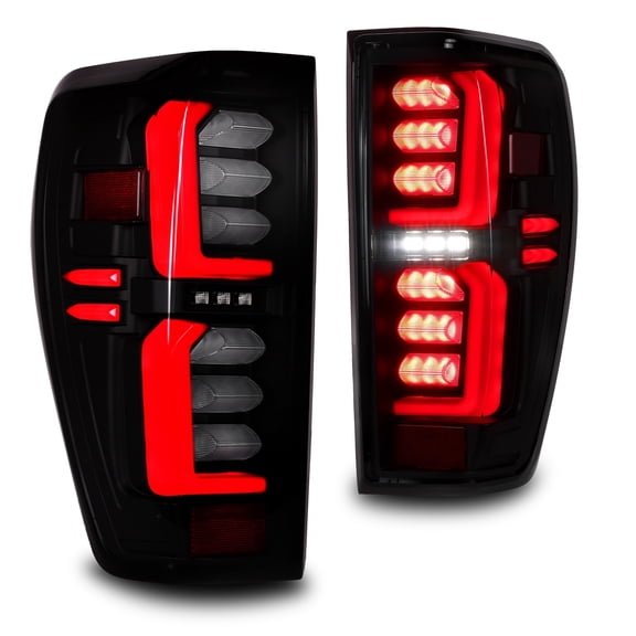TRUE MODS Smoked Full LED Tail Light Assembly Replacement for 2019-2026 GMC Sierra 1500 & 2020-2024 GMC Sierra 2500 3500 HD w/ Stock Halogen Taillight Aftermarket Rear Brake Stop Turn Signal Lamp