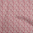 thumbnail image 1 of oneOone Cotton Flex Pink Fabric Kids Craft Projects Decor Fabric Printed By The Yard 40 Inch Wide, 1 of 4