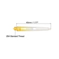 thumbnail image 2 of Uxcell 45mm Dart Shafts, 2BA Thread Nylon Dart Stems - 9 Pack (White, Yellow), 2 of 5