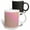 Multicolor, variant on 3drose, Red Target - Abstract Design from Concentric Rings, 11oz Two-tone Black Mug
