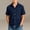 Navy, variant on Abtuhar Kids Boys 5-15 Years Summer Tops Solid Short Sleeve Turndown Collar Breathable Soft Casual Blouses Shirts