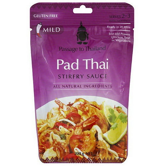 Passage to Thailand Pad Thai Stir-Fry Sauce, 7 oz, (Pack of 6)