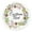 Green, variant on Darling Souvenir MADE WITH LOVE Mint Green Floral Theme - 2" CustomStickersPremium 80 Self-AdhesiveRoundLabels, Personalized Wedding Party FavorStickers/RoundEnvelope Seal