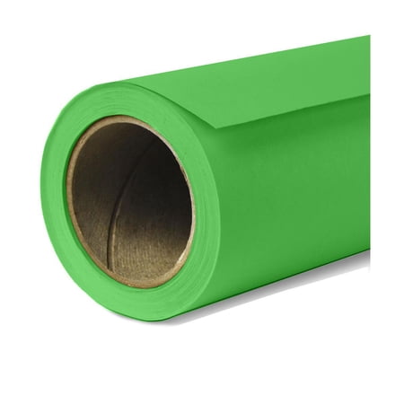 Savage Seamless Paper Photography Backdrop - #46 Tech Green (53 in x 36 ft) for Youtube Videos Live Streaming Interviews and Portraits - A