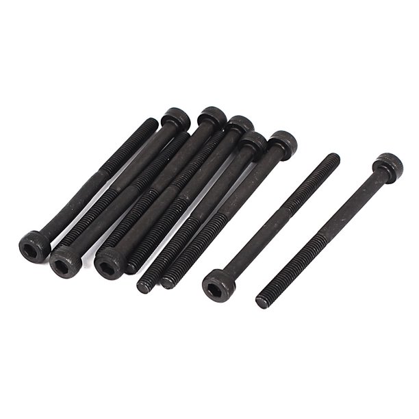 Tornillos de socket hexagonal de acero aleado 12.9 M3x40mm parcialmente roscados Unique Bargains 10Pcs