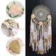 thumbnail image 5 of 2X Plumas de Flores Tejidas Atrapasueños Boho Macramé Colgante Atrapasueños DIY Campanas de Viento Arte de la Pared Decoración de la Boda, 5 of 5