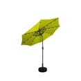 thumbnail image 2 of 9 Ft. Solar Lighted Patio Umbrella with Base Included Lime, 2 of 5