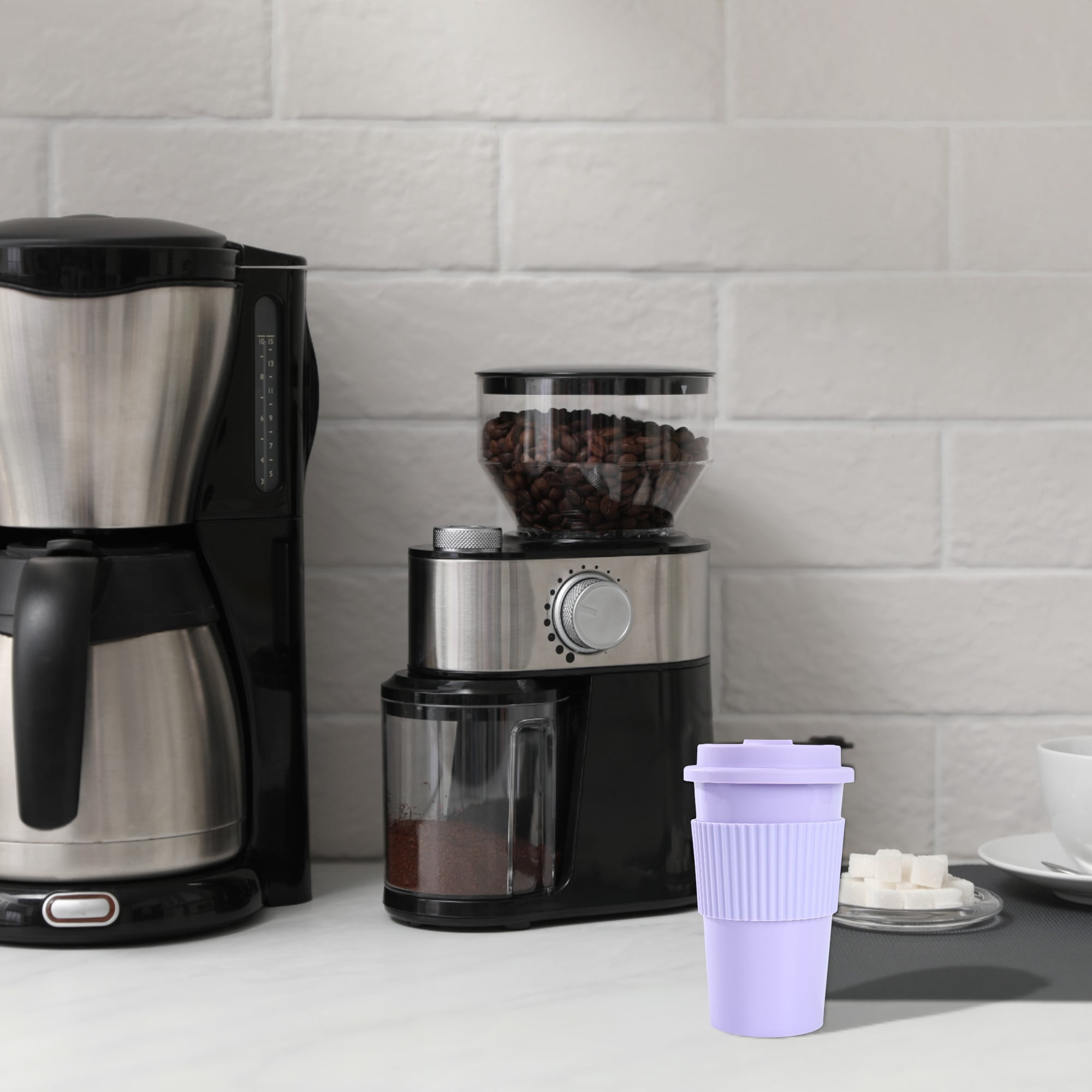 (2 pack) MS $1 COFFEE CUP LILAC WITH TPU HOLDER