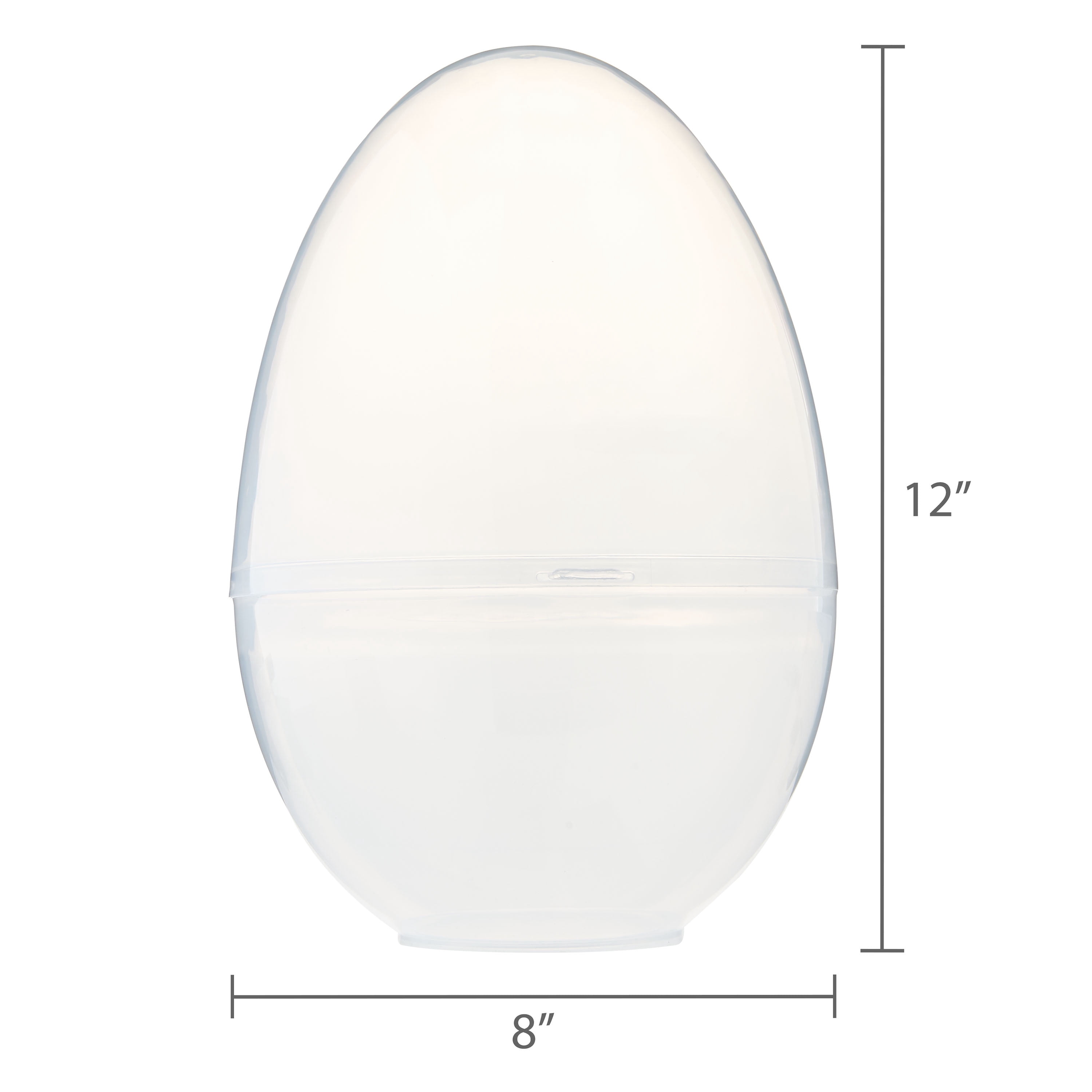 Egg Container, Clear, 12", Easter by Way To Celebrate