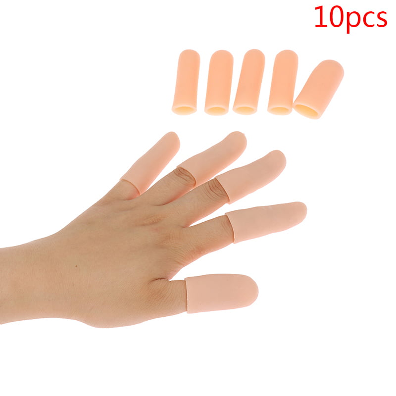 30pcs Thicken Nail Art  Natural Rubber Finger Protectors Gloves Cots Cover 