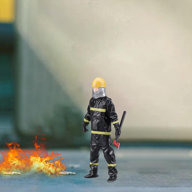 Figuras de modelos a escala 1/32 de resina, modelo de personas en miniatura, figuras de para mesa de arena, accesorios de fotografía, diseño Negro A Salvador Figuras de personas