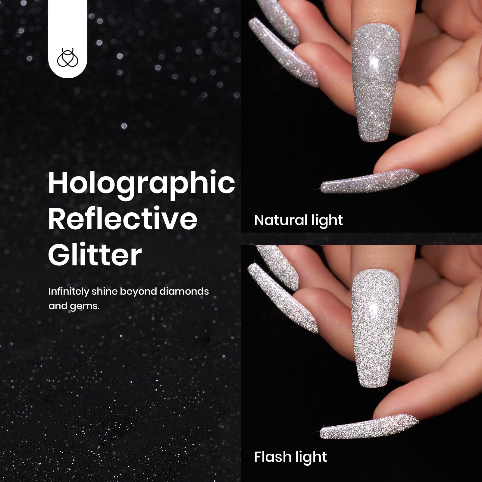 hologram power gel! ( Gel Polish Glitter Reflective Sparkly Metallic G |  enailcouture