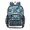 Abstract Turtle Pattern, variant on PVC Transparent Backpacks Clear Backpack for Travel and Outings Tiger Stripes Pattern