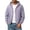 Purple, variant on Mens Water-Resistant Windbreaker Sun Protection Hooded Jacket Athletic Full Zip Sweatshirt with Zipper Pockets for Hiking Fishing Travel, Beige, XS