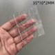 thumbnail image 1 of Tira anticolisión transparente invisible sin perforaciones para refrigerador, tapete anticolisión, manija de puerta engrosada, pegatina anticolisión de silicona para puerta, gabinete trasero, 1 of 5