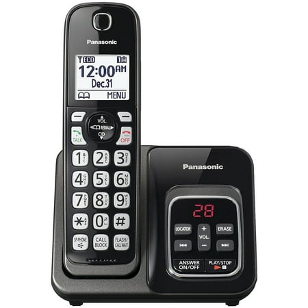 Panasonic KX-TGD530M Expandable Cordless Phone With Call Block & Answering Machine (Single (Best Cordless Phone For Hard Of Hearing Uk)