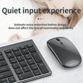 thumbnail image 2 of Jomaa Slim Rechargeable Bluetooth Keyboard and Mouse Set for Laptop Computer 2.4G USB Wireless Keyboard and Mouse Combo, 2 of 6