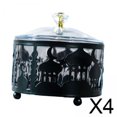 thumbnail image 1 of 4 Azucareros con Tapa Soledad Bote Decorativo Bote para Condimentos Color Negro, 1 of 10