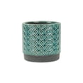 thumbnail image 4 of Cheungs 5780BL-L 6 x 6.25 x 5.5 in. Zajedani Lattice Pot, Turquoise, 4 of 5