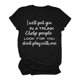 thumbnail image 3 of Gibobby Playera de Manga Corta con Cuello Redondo Mangas Printing T cuello Mujeres O Casual Blouse Loose Tops Short Short Women's Blouse(Negro,XL), 3 of 3
