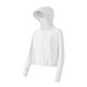 thumbnail image 4 of Ropa de protección solar para mujer Chaquetas Protección Camisa de manga larga con capucha elástica delgada para mujer Senderismo Sudadera con Blanco, 4 of 9