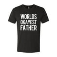thumbnail image 2 of Wild Bobby,Worlds Okayest Father Gift for Father Dad Husband, Father's Day, Men Premium Tri Blend Tees, Vintage Black, Small, 2 of 3
