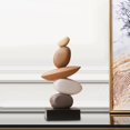 thumbnail image 6 of Resin Stone Sculpture Decor Fine Gloss Texture for Apartment Farmhouse Home Cabinet Birthday Gift, 6 of 9