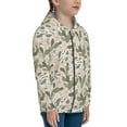 thumbnail image 5 of Pofeuu Halloween Cactus Print Teenage Zipper Hoodie Sweatshirts Hooded Casual Jackets With Pocket For Boys Girls-Small, 5 of 6