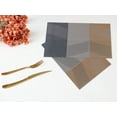 thumbnail image 6 of Unique Bargains Set of 6 Placemats for Dining Table Decor Wipeable Table Mat Brown, 6 of 7
