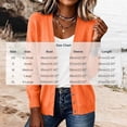 thumbnail image 2 of Wyongtao Womens Button Up Sweaters Soft Knitted V Neck Long Sleeve Solid Color Cardigan Casual Dressy Fall Winter Tops (M, Orange), 2 of 5