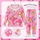 thumbnail image 1 of Pijama de Anime Sanrio Cinnamoroll Kuromi My Melody para niños, cárdigan informal de manga larga con cuello vuelto, ropa de dormir para niñas, primavera y verano, 1 of 4