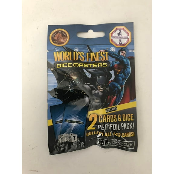 DC World's Finest Dice Masters: Cards & Dice Foil Pack