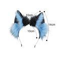 thumbnail image 2 of Fox Wolf Cat Dog Ears Diadema Hairband Disfraz de Halloween Party Headpiece Headwear Accesorios para el cabello MFZFUKR CPB-SSW1775-4, 2 of 5