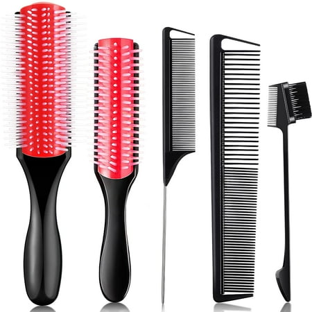 5 Pieces Hair Brush, 9 Row Styling Brush 5 Row Travel Hair Brush Rat Tail Parting Comb Fine Tooth Comb Hair Control Edge Brush Set for Women Men Hair Styling | Walmart Canada 5 Pieces Hair Brush, 9 Row Styling Brush 5 Row Travel Hair Brush Rat Tail Parting Comb Fine Tooth Comb Hair Control Edge Brush Set for Women Men Hair Styling | Walmart Canada